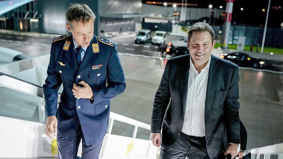 Finanzminister Klingbeil stellt deutsche Hilfen für den Wiederaufbau im Gazastreifen in Aussicht. Foto: Kay Nietfeld/dpa