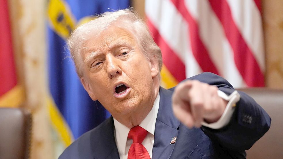 US-Präsident Trump will womöglich auf den Import von chinesischem Speiseöl verzichten. Foto: Alex Brandon/AP/dpa