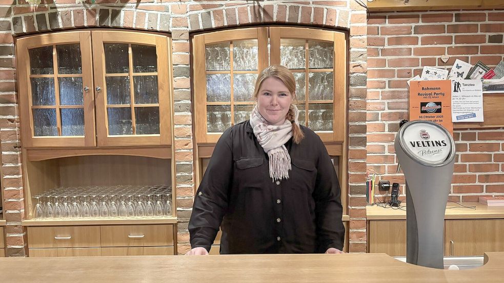 Meike Andreesen-Begic ist die neue Inhaberin des Schützenhuus in Middels. Foto: Björn Klüver