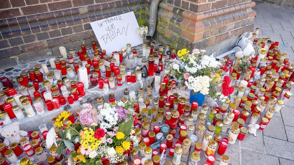 Die Anteilnahme an dem Tod des achtjährigen Fabian ist groß. Foto: Stefan Sauer