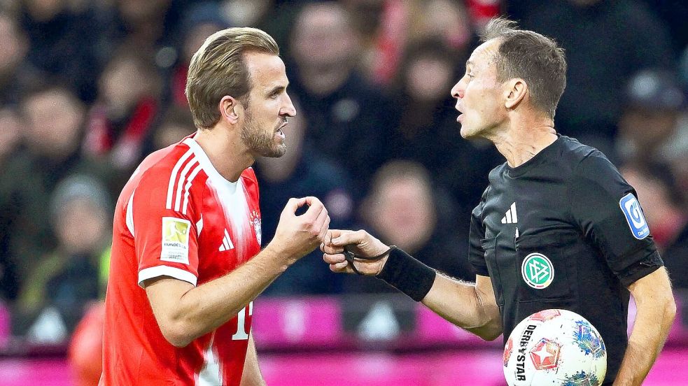 Harry Kane (l) war im Duell mit dem BVB überall im Einsatz. Foto: Sven Hoppe