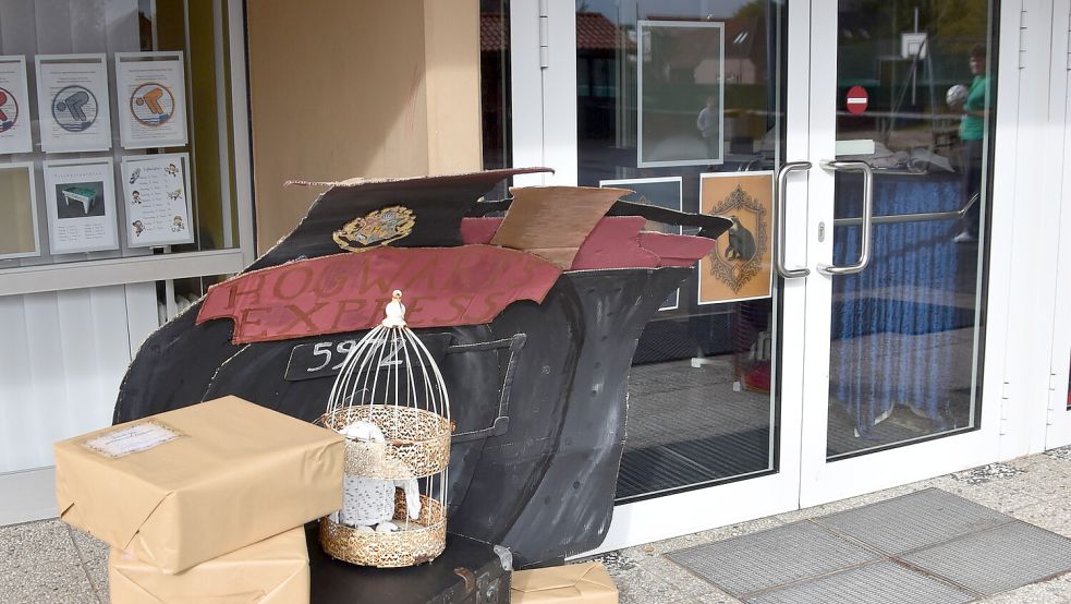 Koffer am Bahnsteig 9¾: Der Hogwarts-Express stoppte täglich direkt vor der Schule.