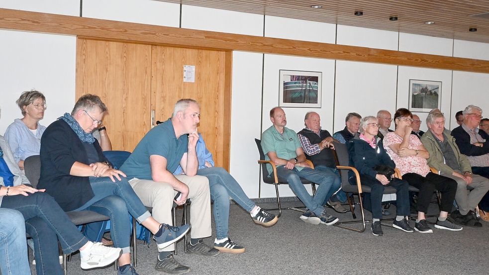An der jüngsten Sitzung des Ausschusses für Tiefbau und Verkehr nahmen zahlreiche Einwohner von Rhauderfehn teil. Foto: Holger Weers