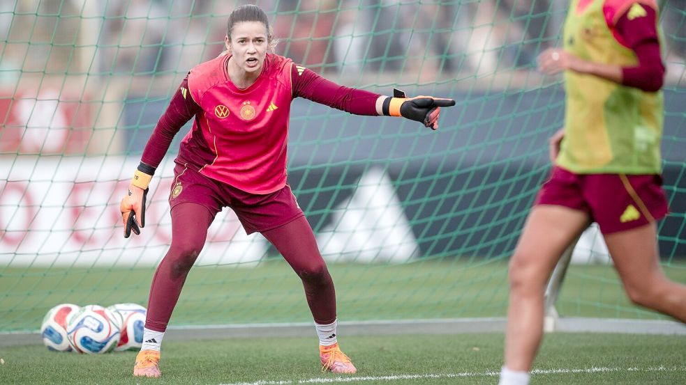 Stina Johannes soll sich gegen Frankreich im Tor bewähren. Foto: Marius Becker