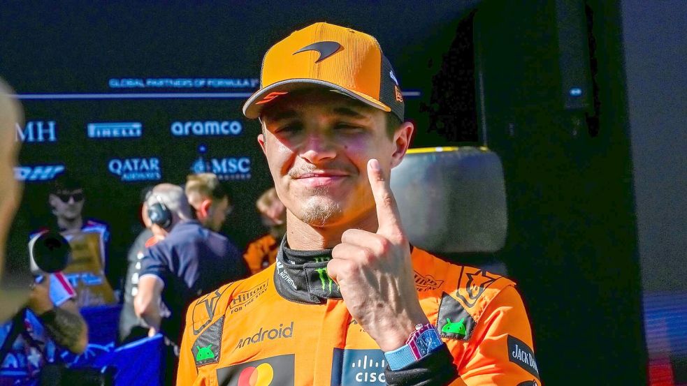 Kann Lando Norris alle Selbstzweifel abschütteln? Foto: Denes Erdos/AP POOL/AP/dpa