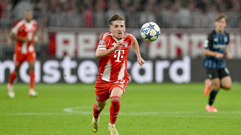 Der 17-jährige Lennart Karl ist nun jüngster Champions-League-Torschütze des FC Bayern. Foto: Sven Hoppe