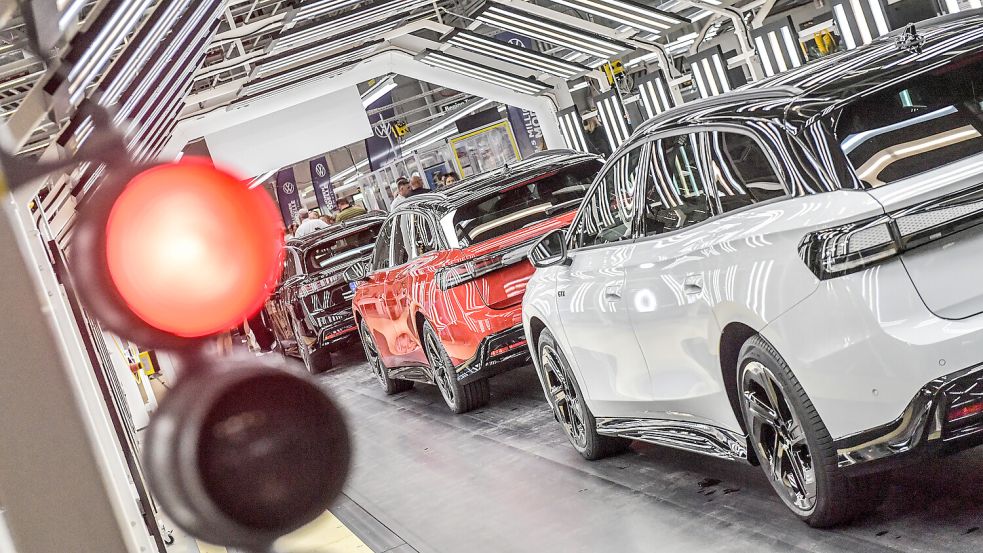 Der Produktionsstopp im Emder Werk ist erstmal abgewendet. Foto: Klaus Ortgies