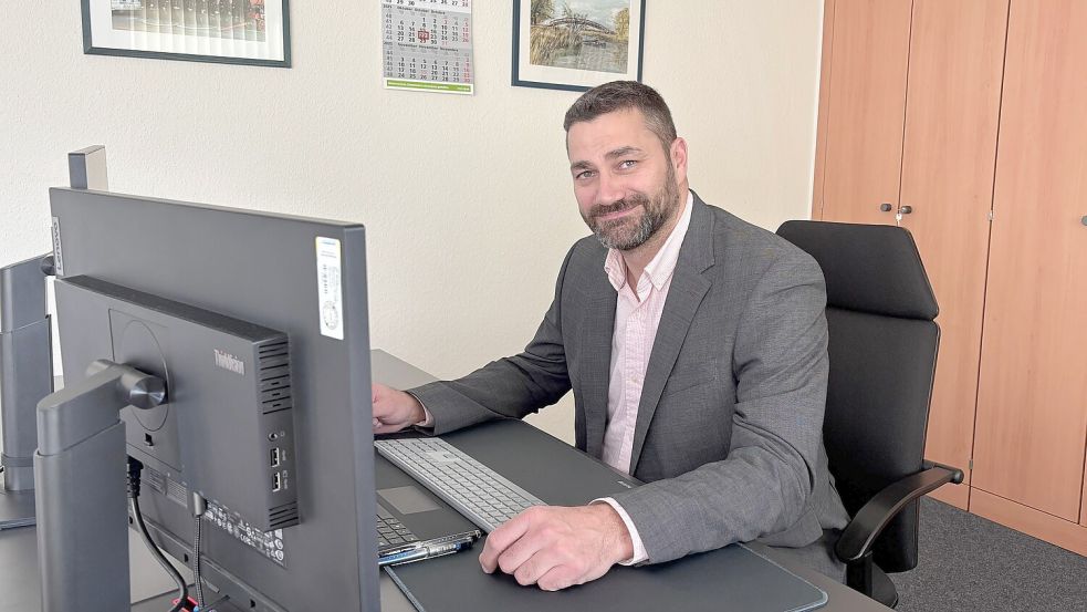 Christoph Busboom ist Bürgermeister der Samtgemeinde Jümme. Foto: Lars Löschen