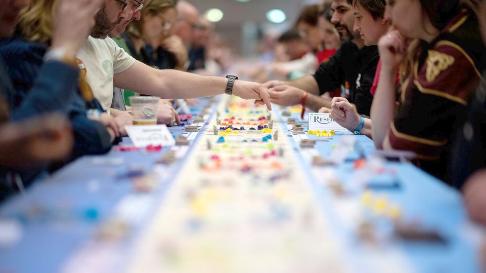 Genau 1.170 Spieler spielten gleichzeitig das Spiel Catan Connect. Foto: Fabian Strauch