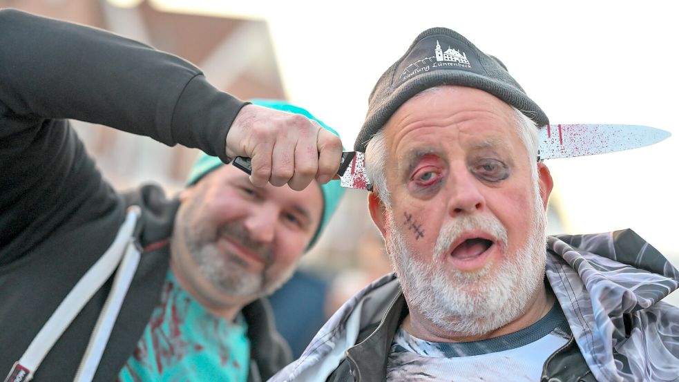 Halloween in Esens ist ein Besuchermagnet. Foto: Klaus Ortgies