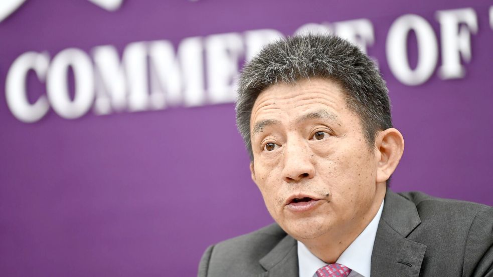 Li Chenggang, Verhandler in internationalen Handelsfragen, hat eine vorläufige Einigung mit den USA bekanntgegeben. (Archivbild) Foto: Johannes Neudecker/dpa