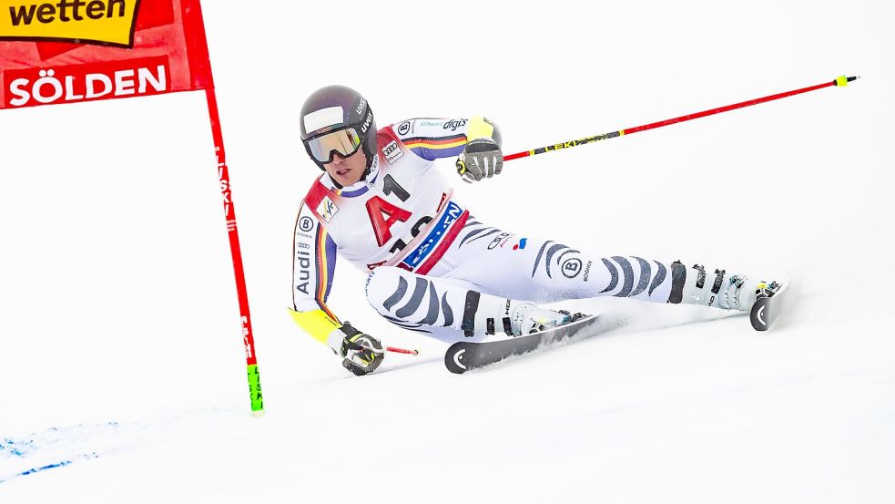 Bester Deutscher beim Saisonauftakt in Sölden: Anton Grammel. Foto: Gian Ehrenzeller