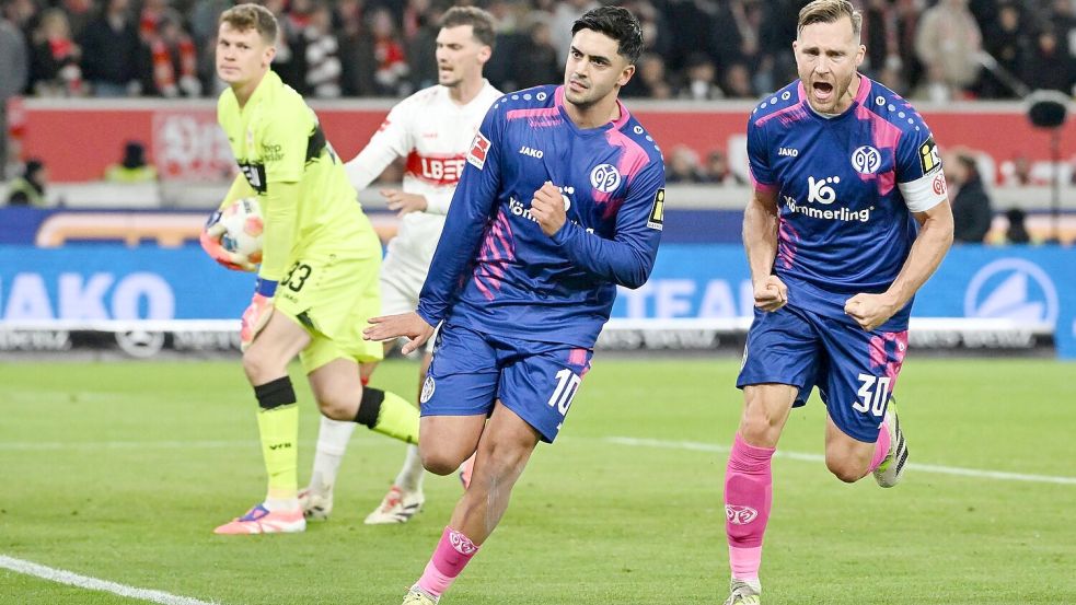 Brachte Mainz in Führung: Nadiem Amiri Foto: Marijan Murat