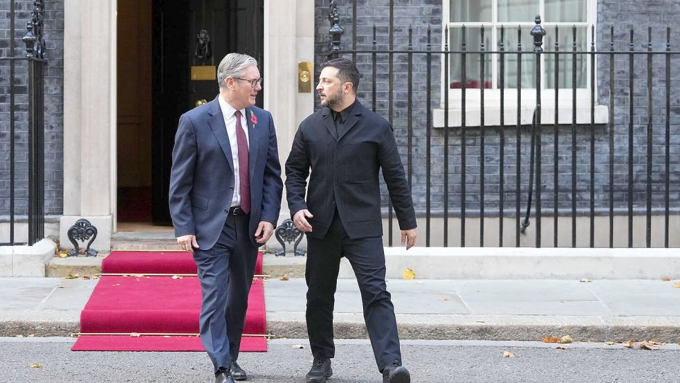 Die Koalition der Willigen will einen Friedensplan für die Ukraine erstellen. (Archivbild) Foto: Kirsty Wigglesworth/AP/dpa