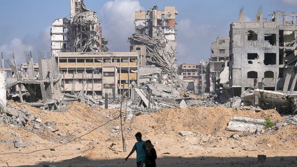 Die mühsam ausgehandelte Waffenruhe zwischen Israel und der islamistischen Terrororganisation Hamas trat am 10. Oktober in Kraft. (Symbolbild) Foto: Abdel Kareem Hana/AP/dpa