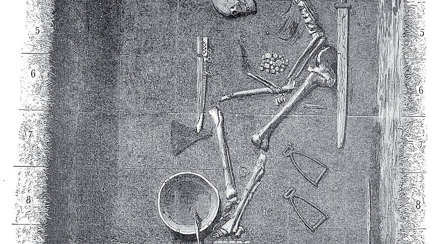 Grabfund mit Rätsel: Die „Kriegerin von Birka“ wurde lange für einen Mann gehalten. Foto: Landesmuseen