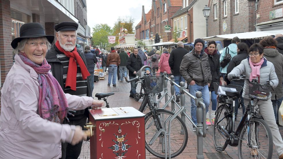 In Wittmund wird an diesem Wochenende Letztmarkt gefeiert – das Drehorgelfestival am Sonntag gehört dazu. Foto: Susanne Ullrich/Archiv