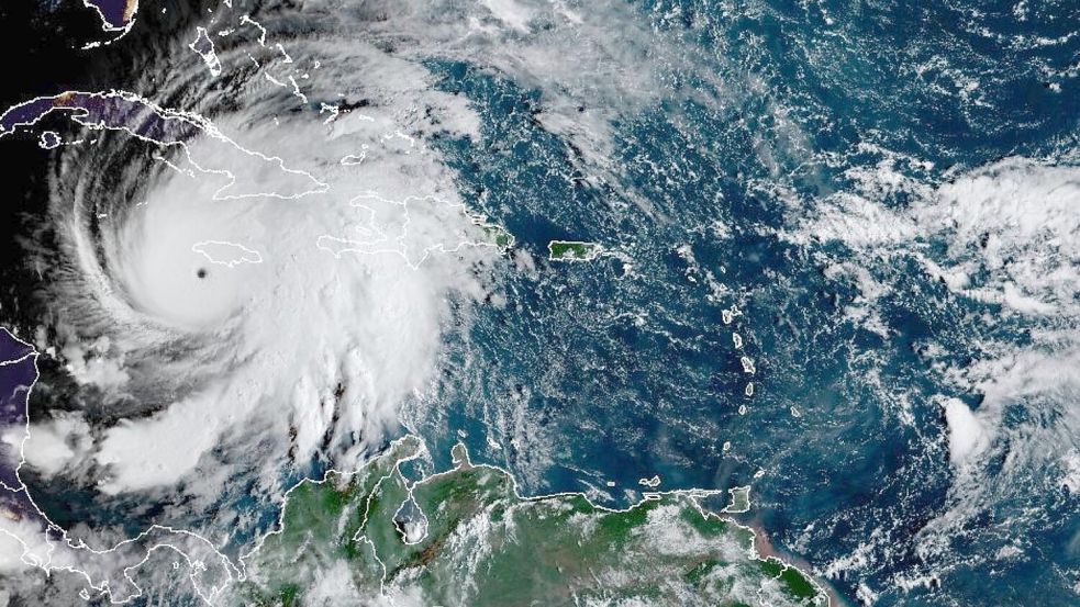 Der große Hurrikan „Melissa“ ist auch aus dem Weltall sichtbar. Foto: Uncredited/NOAA/AP/dpa