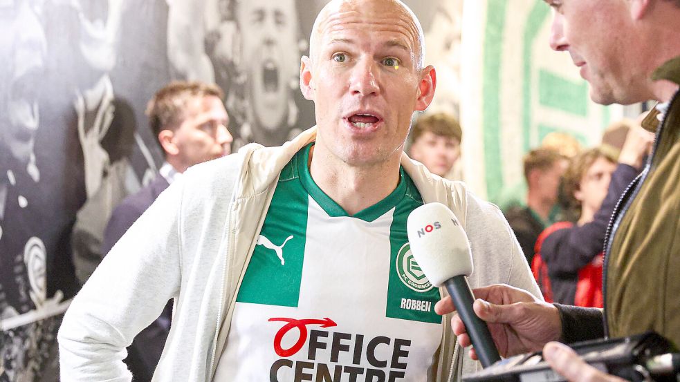 Arjen Robben kehrte nach seiner Bayern-Zeit nach Holland und zum FC Groningen zurück. Foto: Imago