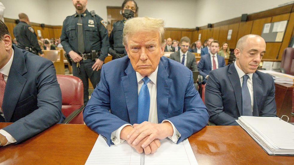 Trumps Anwälte führen Berufung aus. (Archivfoto) Foto: picture alliance/dpa/Pool New York Post/AP