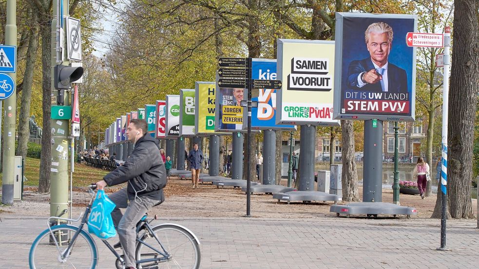 Die Niederlande wählen an diesem Mittwoch ein neues Parlament. (Archivbild) Foto: Peter Dejong/AP/dpa