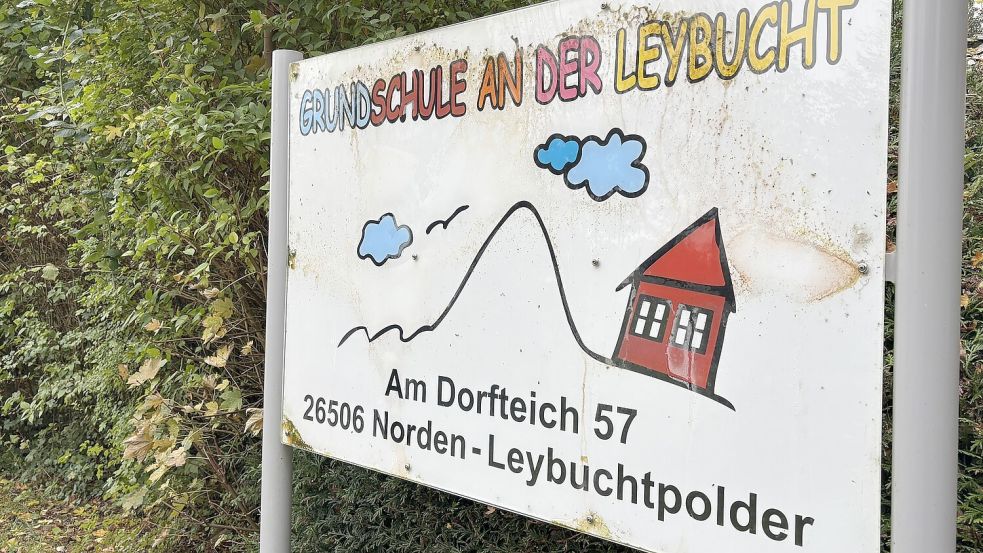 Die Grundschule in Leybuchtpolder: Bürger fürchten jetzt um ihre Existenz. Foto: Rebecca Kresse