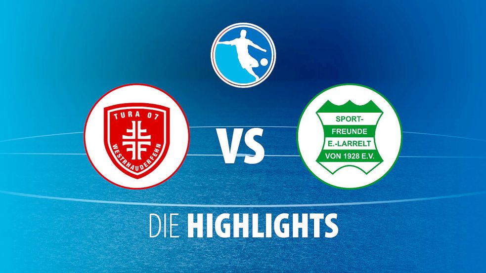 Jede Woche zeigen wir ein Spiel der Fußball-Bezirksliga Weser Ems 1 im Livestream. Hier gibt es die Höhepunkte der Partie Westrhauderfehn gegen Larrelt/Wybelsum.