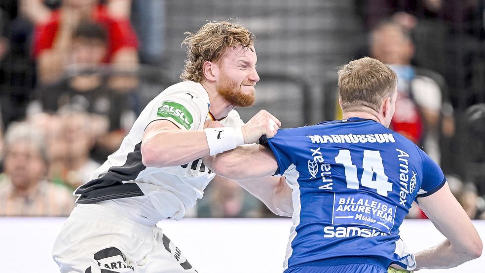 DHB-Neuling Tom Kiesler scheut keinen Zweikampf. Foto: Harry Langer