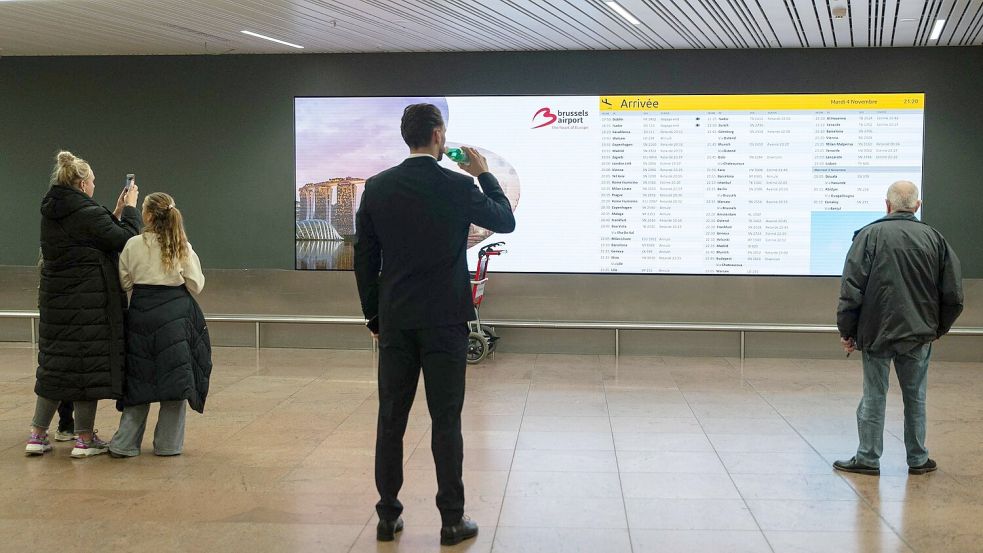 Der Flugverkehr wurde eingestellt. Foto: Emile Windal