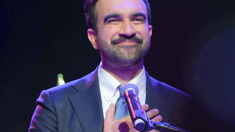 Strahlender Sieger: US-Demokrat Zohran Mamdani ist neuer Bürgermeister von Donald Trumps Heimatstadt New York. Foto: IMAGO/Liri Agami