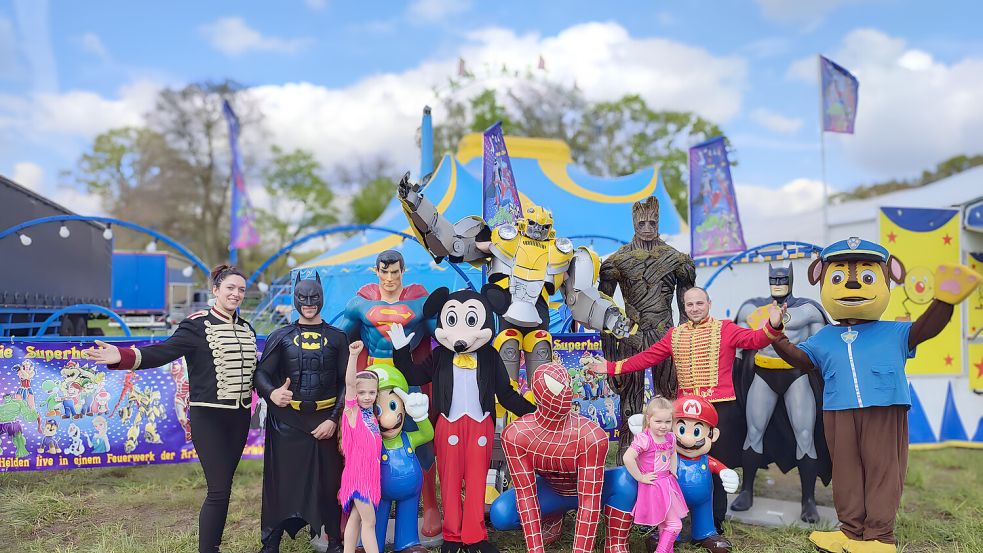 Ein Zirkus der anderen Art: Der Superhelden Circus macht Halt in Osnabrück. Los geht es am 14. November an der Windhorststraße. Foto: Superhelden Circus