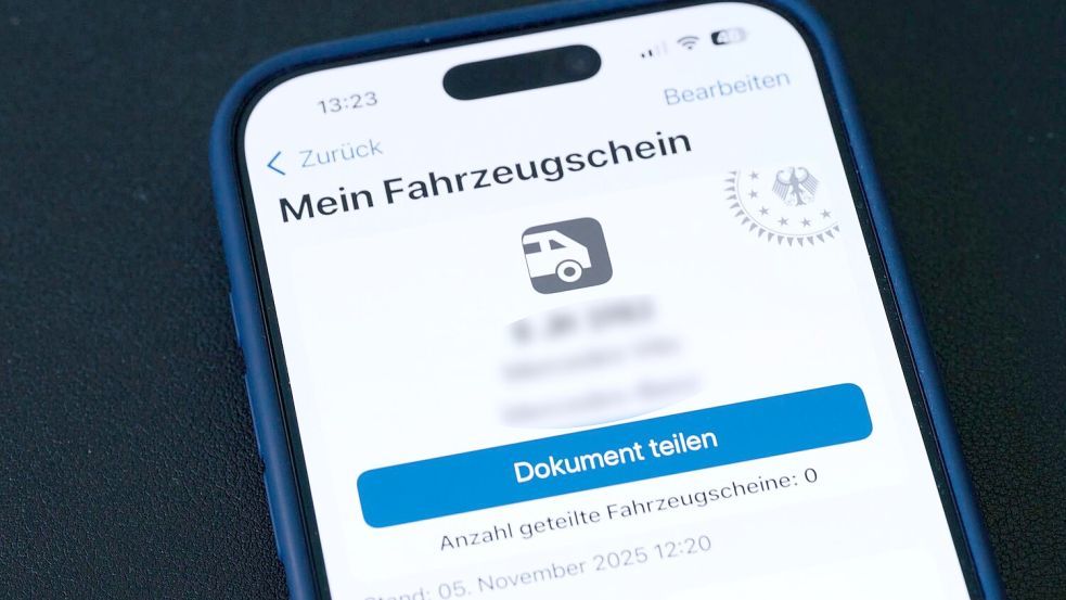 Das ist die neue App, in einer Testversion. Foto: Jens Dudziak/dpa