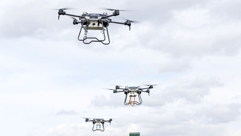 Politiker beobachten mit Argwohn, dass von der AfD viele Anfragen zur Drohnenabwehr kommen. Sie vermuten, dass sensible Informationen an Russland weitergegeben werden könnten. Foto: dpa