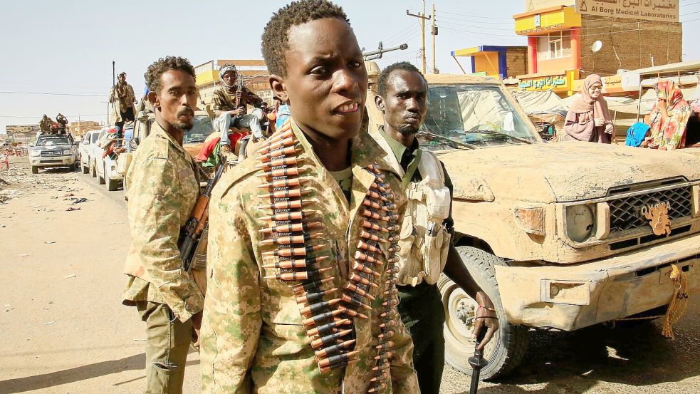 Die RSF-Miliz hatte im April 2023 mit Angriffen gegen Militär und Zivilisten begonnen. (Archivbild) Foto: Uncredited/AP/dpa
