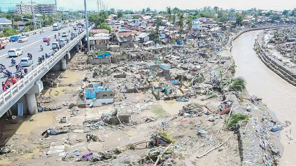 Die Zerstörungen auf den Philippinen sind gewaltig, Foto: Philippine Red Cross/XinHua/dpa