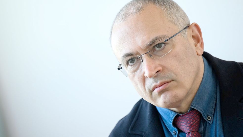 Der Kremlgegner Michail Chodorkowski appelliert an den Westen, bei seiner Sanktionspolitik zwischen der Staatsführung und den einfachen Russen zu unterscheiden. (Archivbild) Foto: Bernd von Jutrczenka