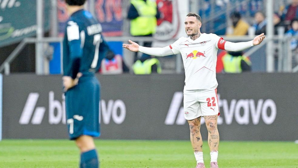 Haderte mit sich und RB: Nationalspieler David Raum Foto: Uwe Anspach