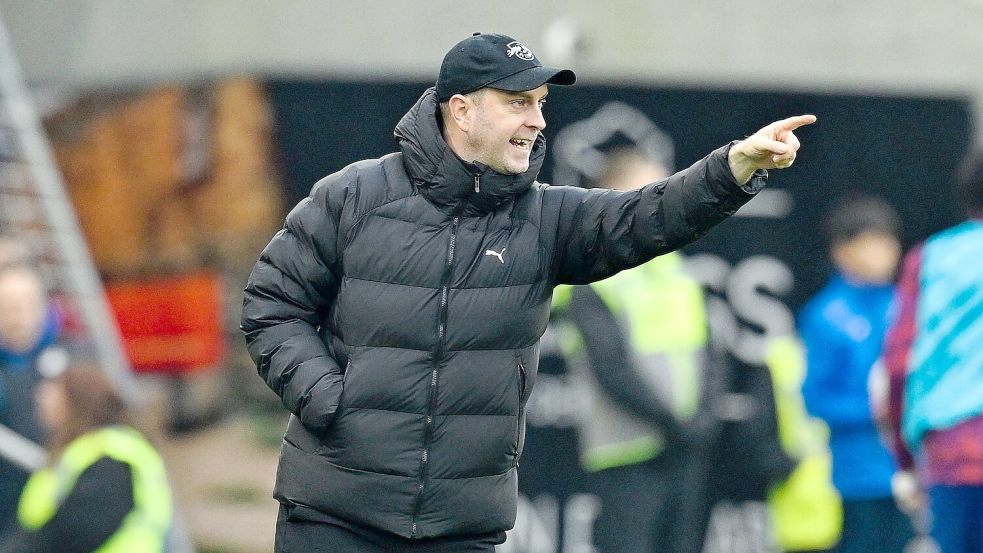 Es nützte nichts, Ole Werner kassierte mit RB die erste Niederlage nach sieben Partien. Foto: Uwe Anspach