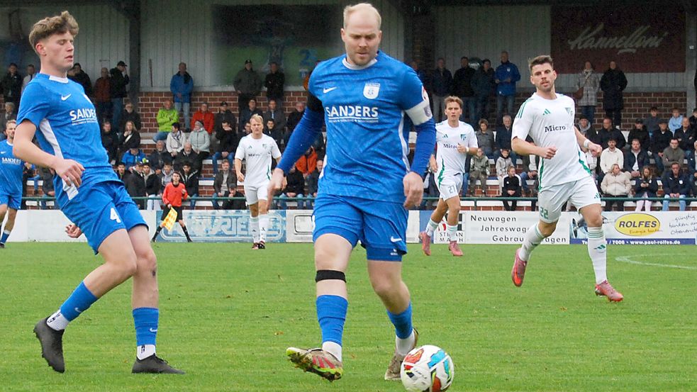 Ole Eucken erzielte beim 2:2 in Garrel beide Papenburger Tore. Foto: Marco Reemts