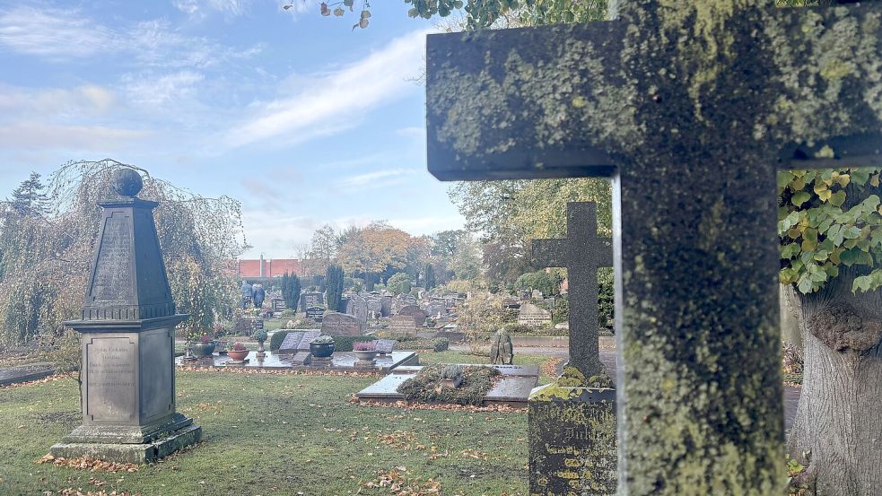 Der Friedhof ist der letzte Ruheort vieler Auricher. Foto: Eva van Loh
