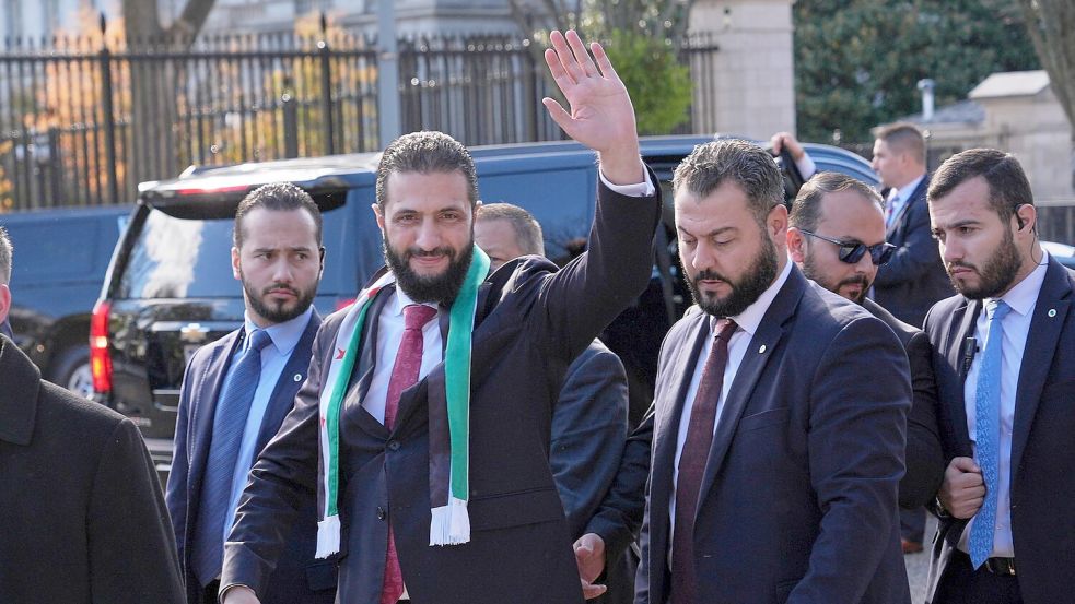 Al-Scharaas Besuch im Weißen Haus gilt als Wende in den Beziehungen beider Länder. Foto: Jacquelyn Martin/AP/dpa