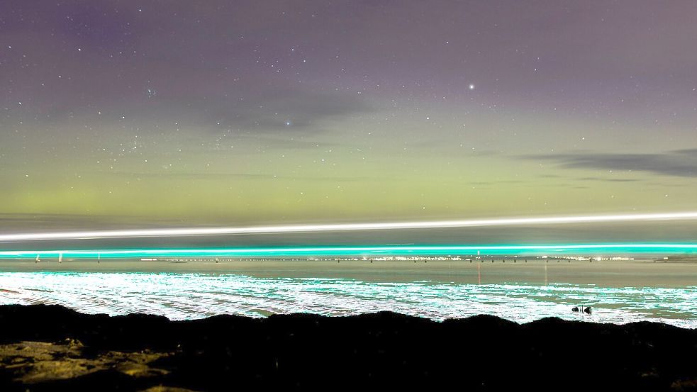Ein starker Sonnensturm hat die Polarlichter ausgelöst. Foto: Ye Myo Khant