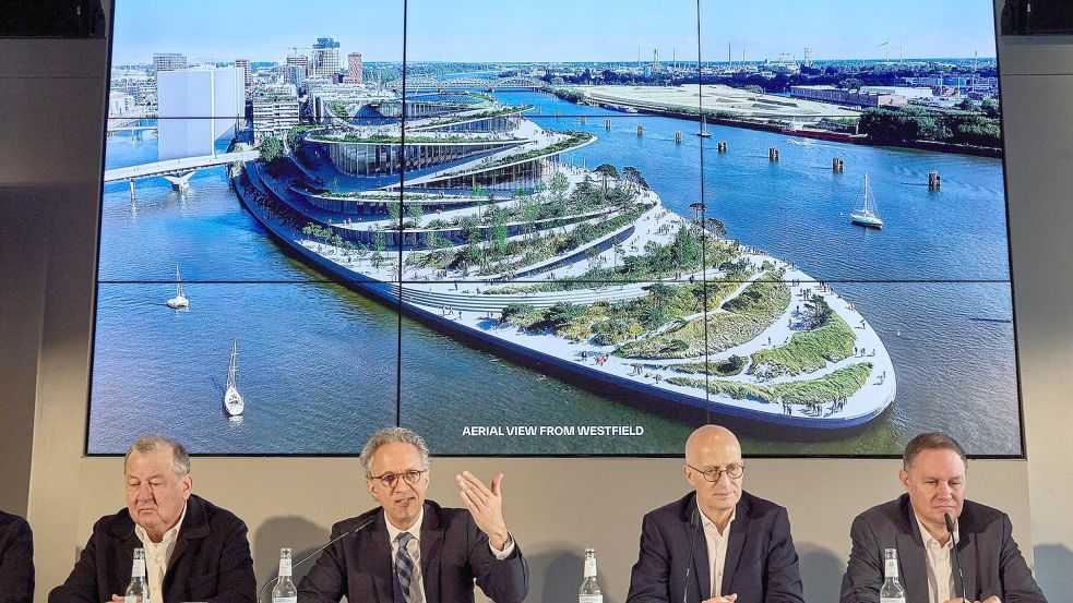 So sieht das Gebäude von oben aus. Foto: Georg Wendt