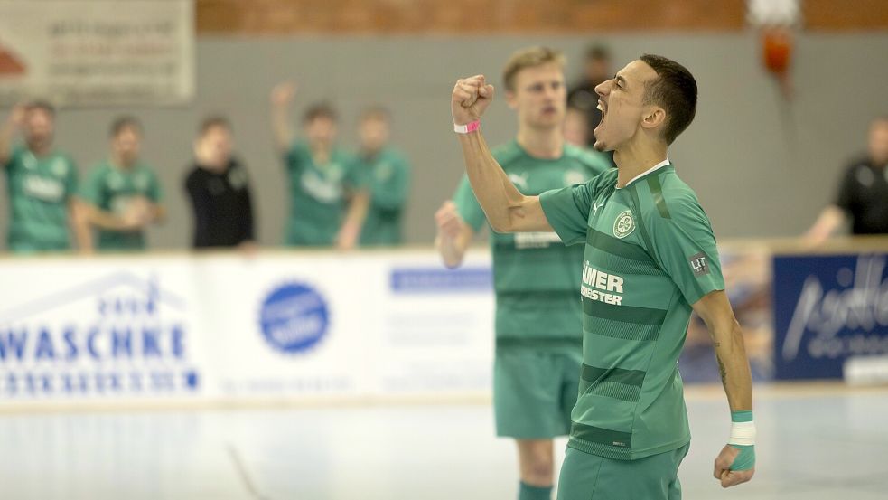 Eines der wenigen Aushängeschilder des Addi-Vetter-Cup: Fabio Lopes und der VfR Voxtrup. Foto: Swaantje Hehmann
