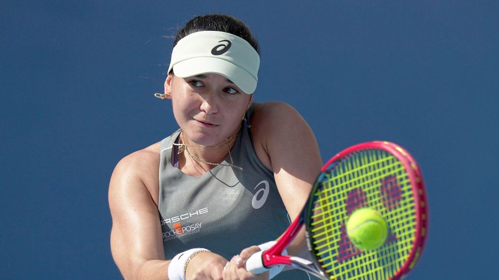 Tennisspielerin Eva Lys erhält Tausende Hassnachrichten. (Archivfoto) Foto: Andy Wong/AP/dpa