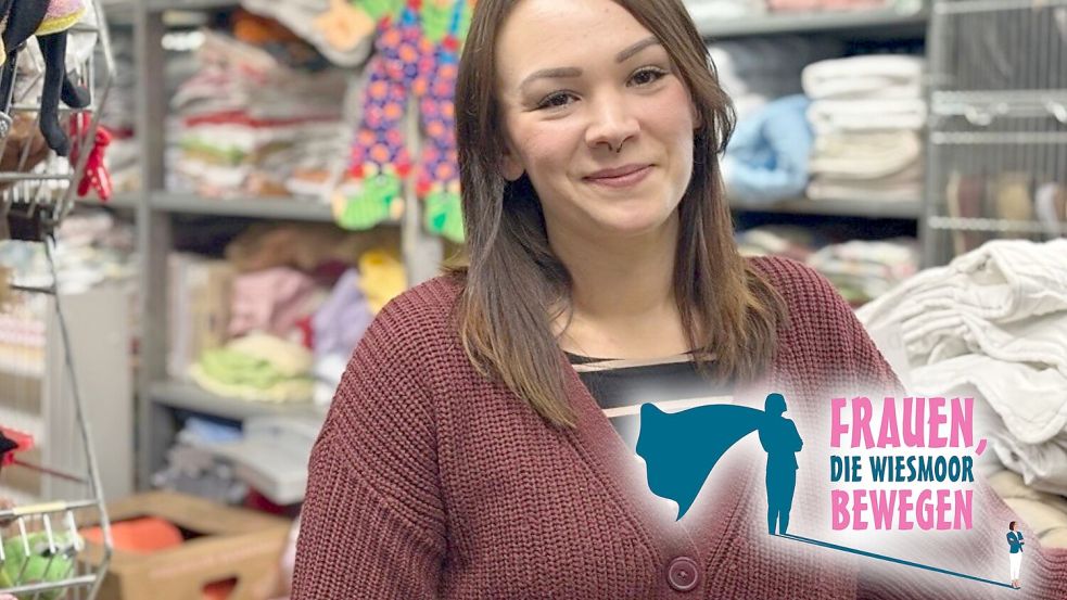 Lisa Mentz koordiniert Spenden und Spendenverteilung für die Hilfsorganisation Alltagshelden Ostfriesland. Foto: Rilana Kubassa