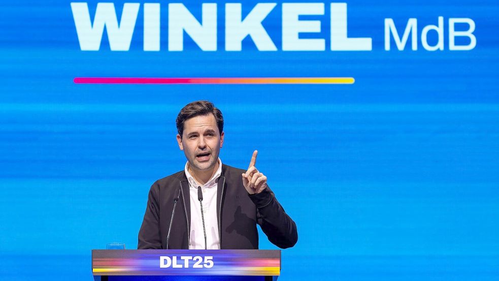 JU-Chef Johannes Winkel will das Rentenpaket der Bundesregierung nicht mittragen. Foto: Philipp von Ditfurth/dpa