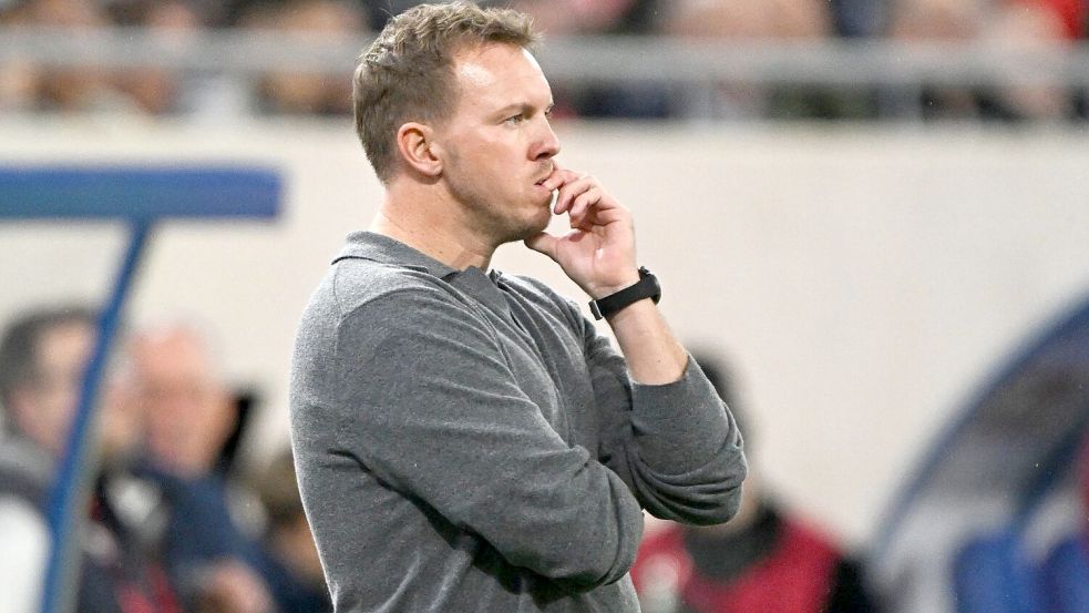 Julian Nagelsmann muss noch um die direkte WM-Teilnahme bangen. Foto: Federico Gambarini