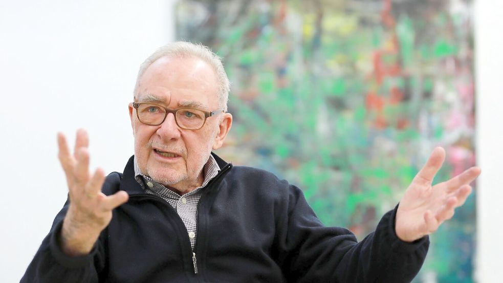 Gerhard Richter führt wieder einmal das Ranking „Kunstkompass“ an (Archivbild). Foto: Oliver Berg
