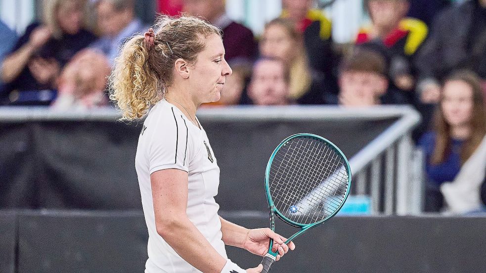 Anna-Lena Friedsam und das deutsche Tennisteam kämpften gegen Belgien. Foto: Mathias Schulz